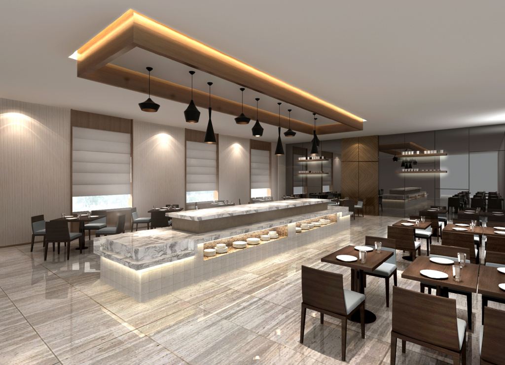 湖南卓正裝飾店鋪裝修室內(nèi)溫度選擇控制運用案例